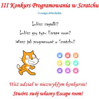 Uwaga III Konkurs Programowania w Scratchu!!!