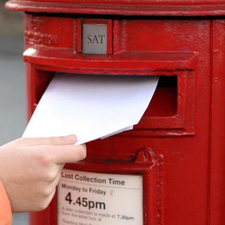 Pošta z Anglicka