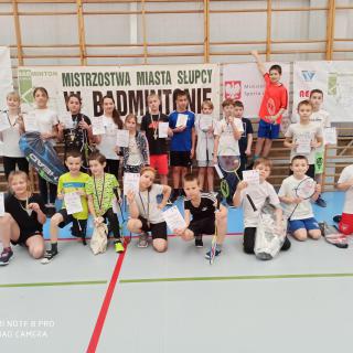 I turniej "Mistrzostw Miasta Słupcy w Badmintonie" - UKS ZASUTOWO