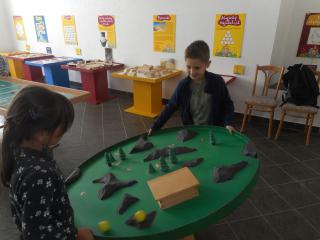 Muzeum - interaktivní hry pro děti 1. a 2. oddělení