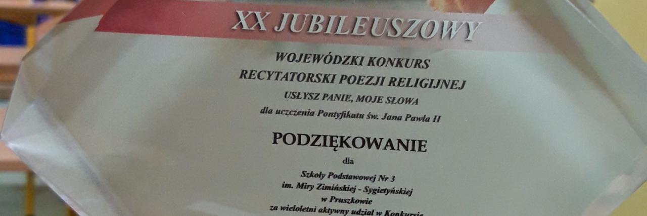 Galeria Porczyńskich – wręczenie nagród XX Jubileuszowego Wojewódzkiego Konkursu Recytatorskiego Poezji Religijnej