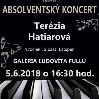 Koncert T. Hatiarovej