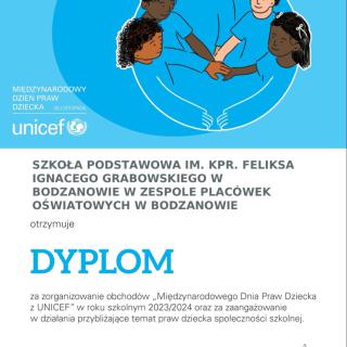 Projekt „Międzynarodowy Dzień Praw Dziecka z UNICEF 2023"
