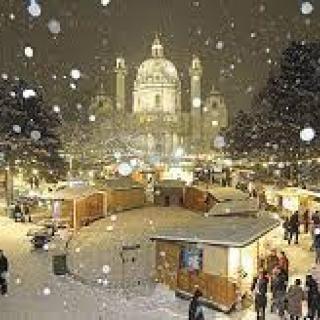 Vianočná atmosféra Viedne