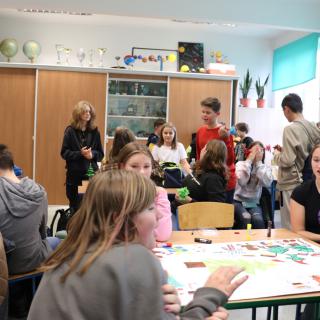 Spotkanie z uczniami ze szkoły partnerskiej z Weißwasser