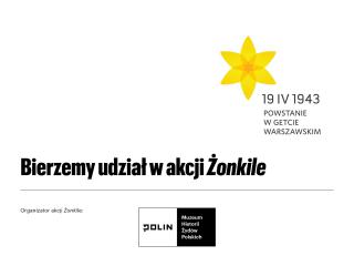 80 rocznica powstania w Getcie Warszawskim- 19.04.1943