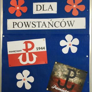 Realizacja ogólnopolskiego projektu edukacyjnego „Powstańcy’44- pamiętamy!”