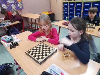 Zajęcia szachowe w klasie 2e