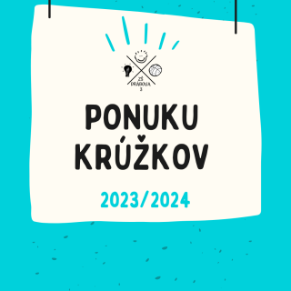 PONUKA KRÚŽKOV CVČ 2023/2024
