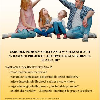 "Odpowiedzialni rodzice - edycja III”