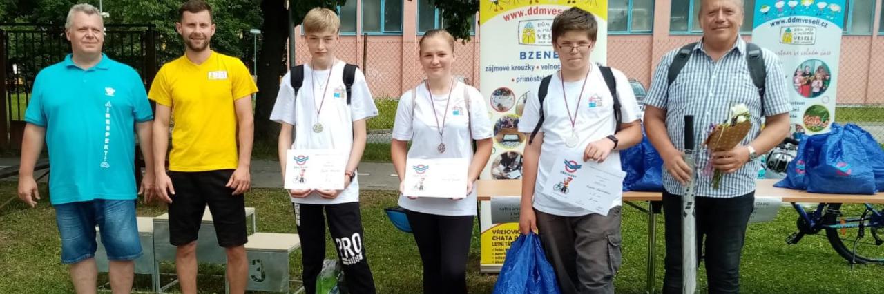 Dopravní soutěž mladých cyklistů ve Veselí nad Moravou