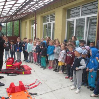  Wizyta Strażaków w przedszkolu