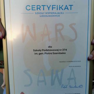Certyfikat Wars i Sawa