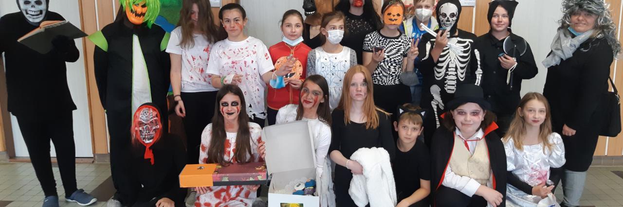 Halloween ve škole - žákovský parlament