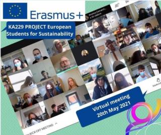 Prvé medzinárodné online stretnutie študentov Erasmus+ projektu European Students for Sustainability