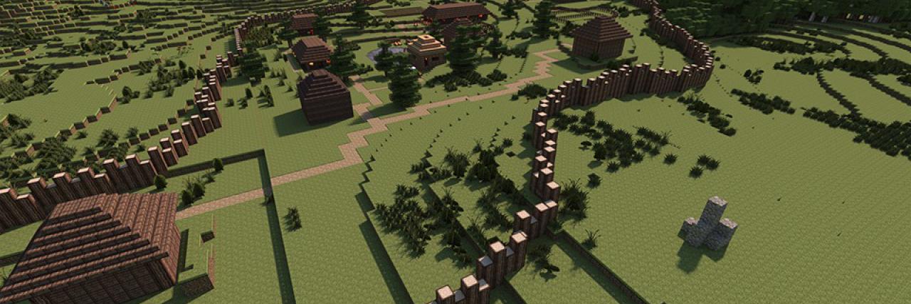 Architektura dawnych cywilizacji w Minecraft