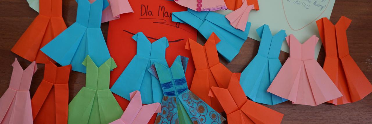 Math in fashion - origami na Dzień Mamy