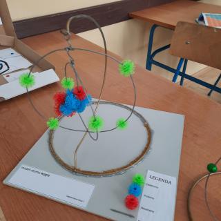 Uczymy się aktywnie i kreatywnie - modele atomów klasy 7