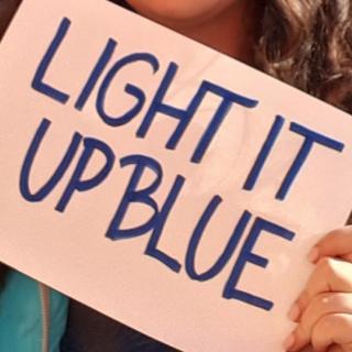 Uczniowie naszej szkoły „zaświecili na niebiesko" dla autyzmu.