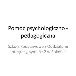 pomoc psychologiczno-pedagogiczna