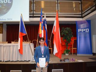 Medaila z medzinárodnej konferencie najúspešnejších žiackych projektov ENERSOL 2024