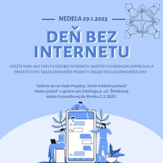 Medzinárodný deň bez internetu | 29.januára - vyhodnotenie výzvy
