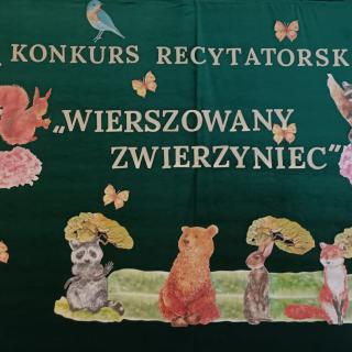 Wawerski Konkurs Recytatorski „Wierszowany Zwierzyniec”.