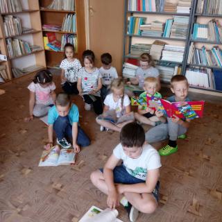  Przedszkolaki w Bibliotece Szkolnej!