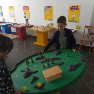Muzeum - interaktivní hry pro děti 1. a 2. oddělení