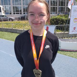Nikola Mistrzynią Województwa w biegu na 100 m. (SZS)