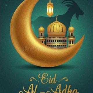 Eid Mubarak, wir wünschen ein gesegnetes und friedvolles Fest