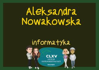 Nowakowska Aleksandra