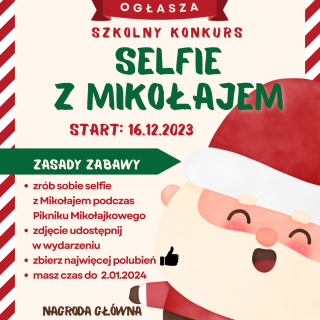 Konkurs Selfie z Mikołajem