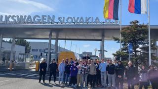 Odborná exkurzia vo Volkswagen Slovakia v Bratislave