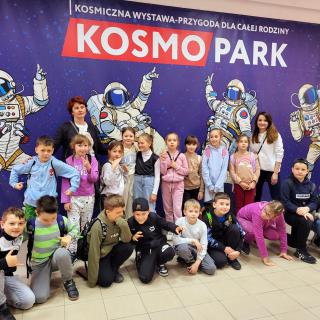 Wycieczka  klas drugich do Kosmoparku w Kielcach.
