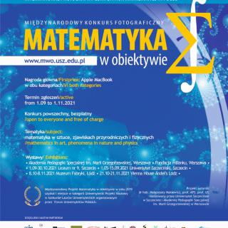 plakat Matematyka w obiektywie konkurs
