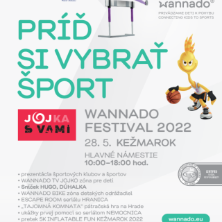 Príď si vybrať šport – WANNADO festival 2022