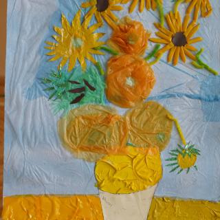 Podsumowanie konkursu Recyklingowa Reprodukcja „Słoneczniki Vincenta Van Gogha”