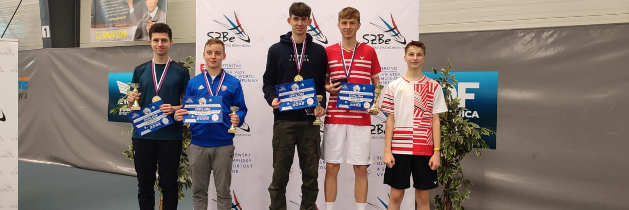 Peter Petrovič opäť úspešný na Majstrovstvách SR juniorov v bedmintone