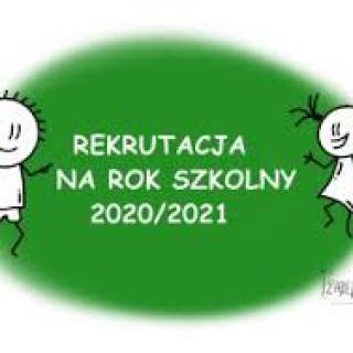 Rekrutacja na rok szkolny 2020/2021