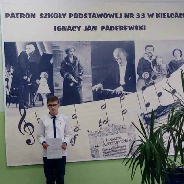 Bartek laureatem I Wojewódzkiego Konkursu Matematycznego! 2017 zdjęcie