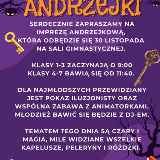 "Zabawa Andrzejkowa" dla uczniów SP 397