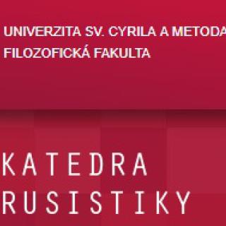 Katedra rusistiky FF UCM v Trnave - info pre štvrtákov