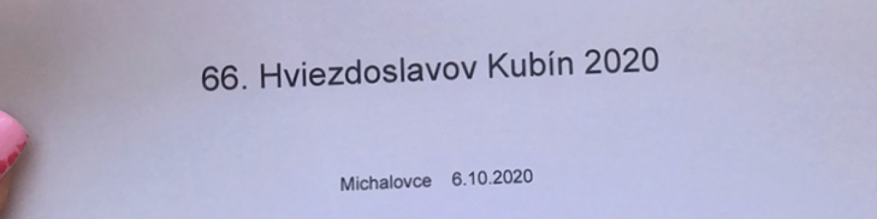 Krajské kolo súťaže - Hviezdoslavov Kubín 2020 - 66. ročník 