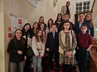 Kulturalna Szkoła na Mazowszu klasa 7A w Teatrze Polskim