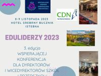 EDULIDERZY 2023. Konferencja dla Dyrektorów i Wicedyrektorów. 8-9.11.2023 r. 