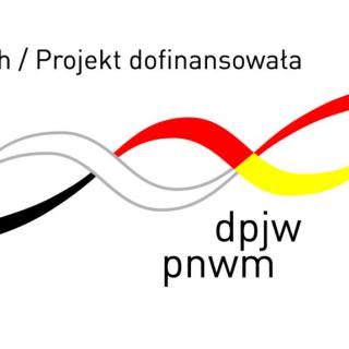 Logo projektu w kolorystce flagi Niemiec. 