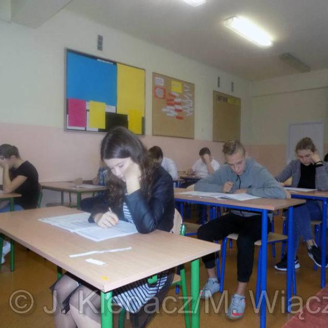 Próbne egzaminy ósmoklasistów 28.11.2018 zdjęcie