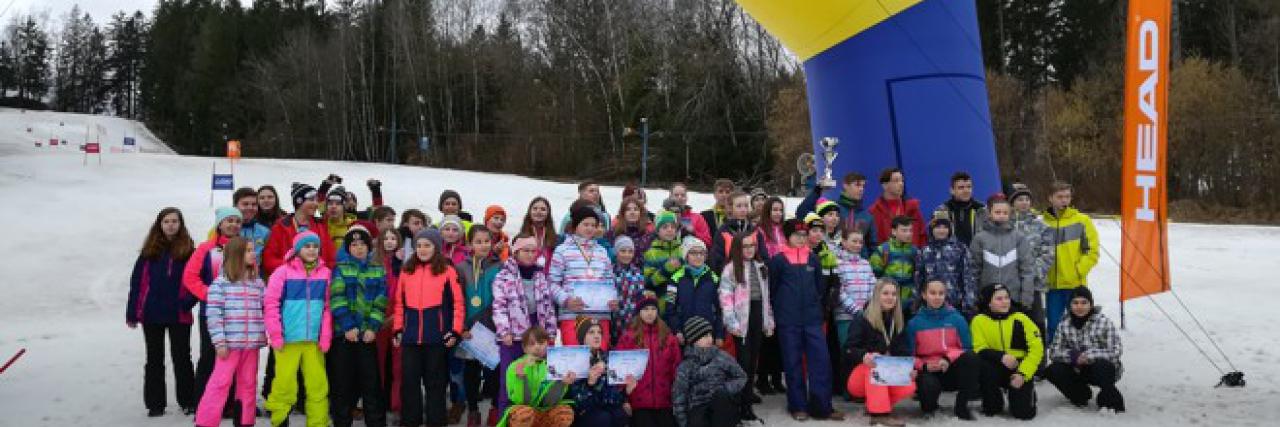 Lyžařské závody škol v Nové Bystřici