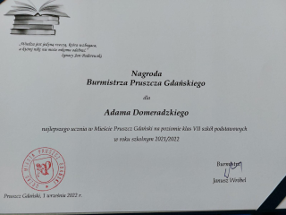 Nagrody Burmistrza Pruszcza Gdańskiego